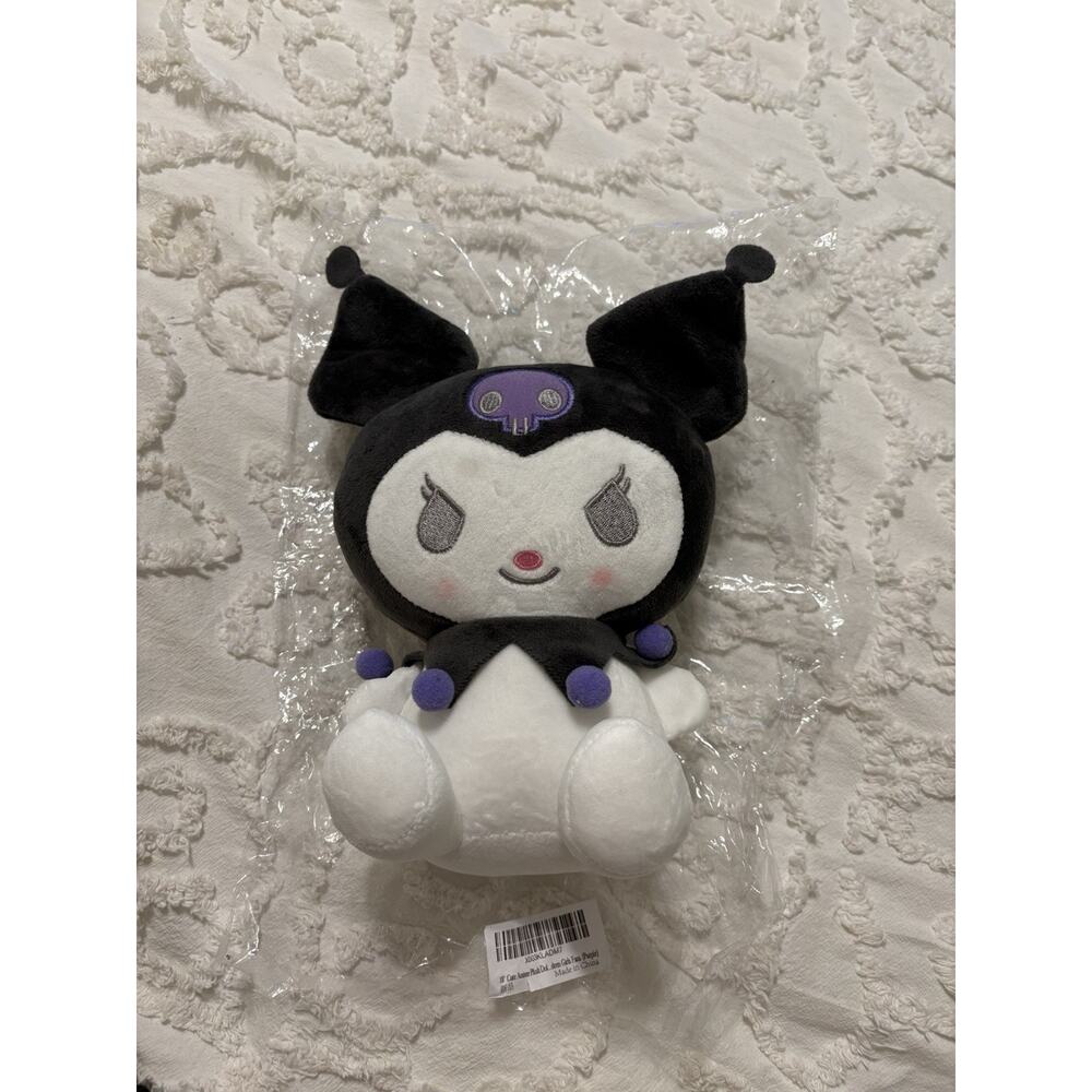 Sanrio Kuromi Black with Purple Plush 10" Doll NEW